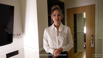 Za małe pieniądze ruchał cipkę nieśmiałej pokojówki w pokoju hotelowym Thumb