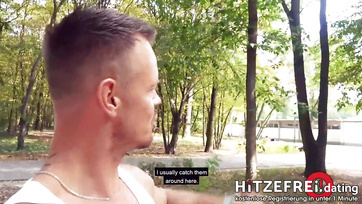 Mógł przelecieć cipkę gorącej niemieckiej MILF na pierwszej randce na przystanku autobusowym Thumb