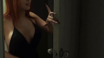 Późną nocą zakradłem się do sypialni mojej przyrodniej siostry, żeby ujeżdżać kutasa jej przystojnego chłopaka Thumb